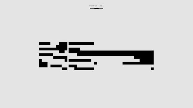 A creative abstract black and white minimalist graphic design art piece.